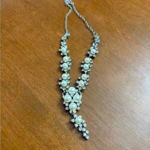 Lustrous Pearl and Silver Necklace